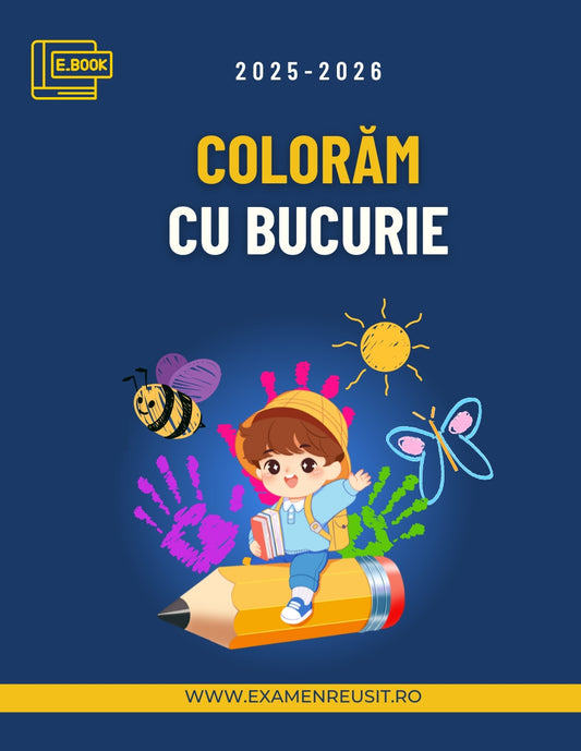 COLORĂM CU BUCURIE - CARTE DIGITALĂ