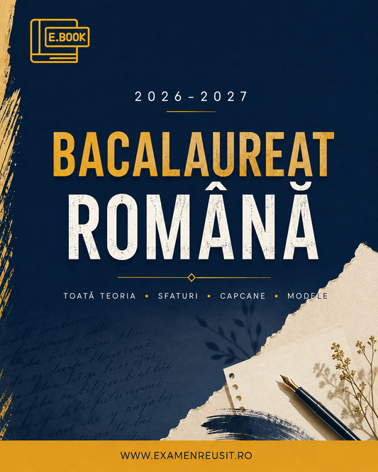 CARTE DIGITALĂ BACALAUREAT LIMBA ȘI LITERATURA ROMÂNĂ
