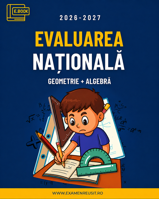 CARTE DIGITALĂ EVALUARE NAȚIONALĂ MATEMATICĂ - GEOMETRIE ȘI ALGEBRĂ - 2027